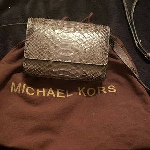 Michael Kors Collection Python crossbody